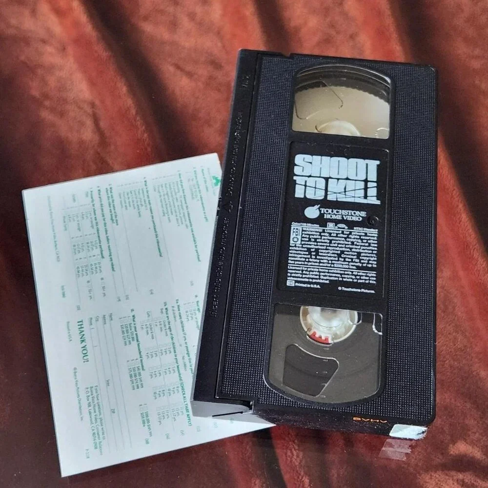 Shoot To Kill - 1990 - Touchstone - VHS tape.